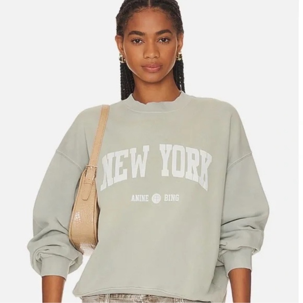 Anine Bing New York Sweatshirt XS - Picture 2 of 13
